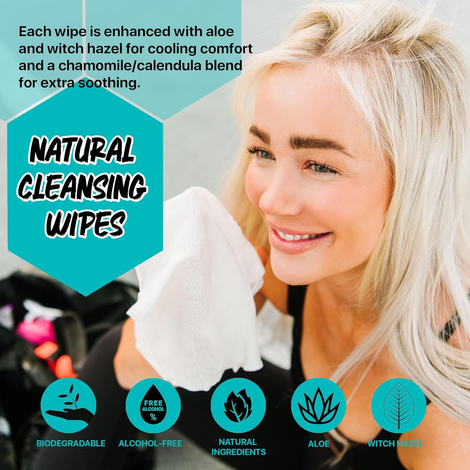 Klean Freak Body Wipes - The Jug - Peppermint ehdxb