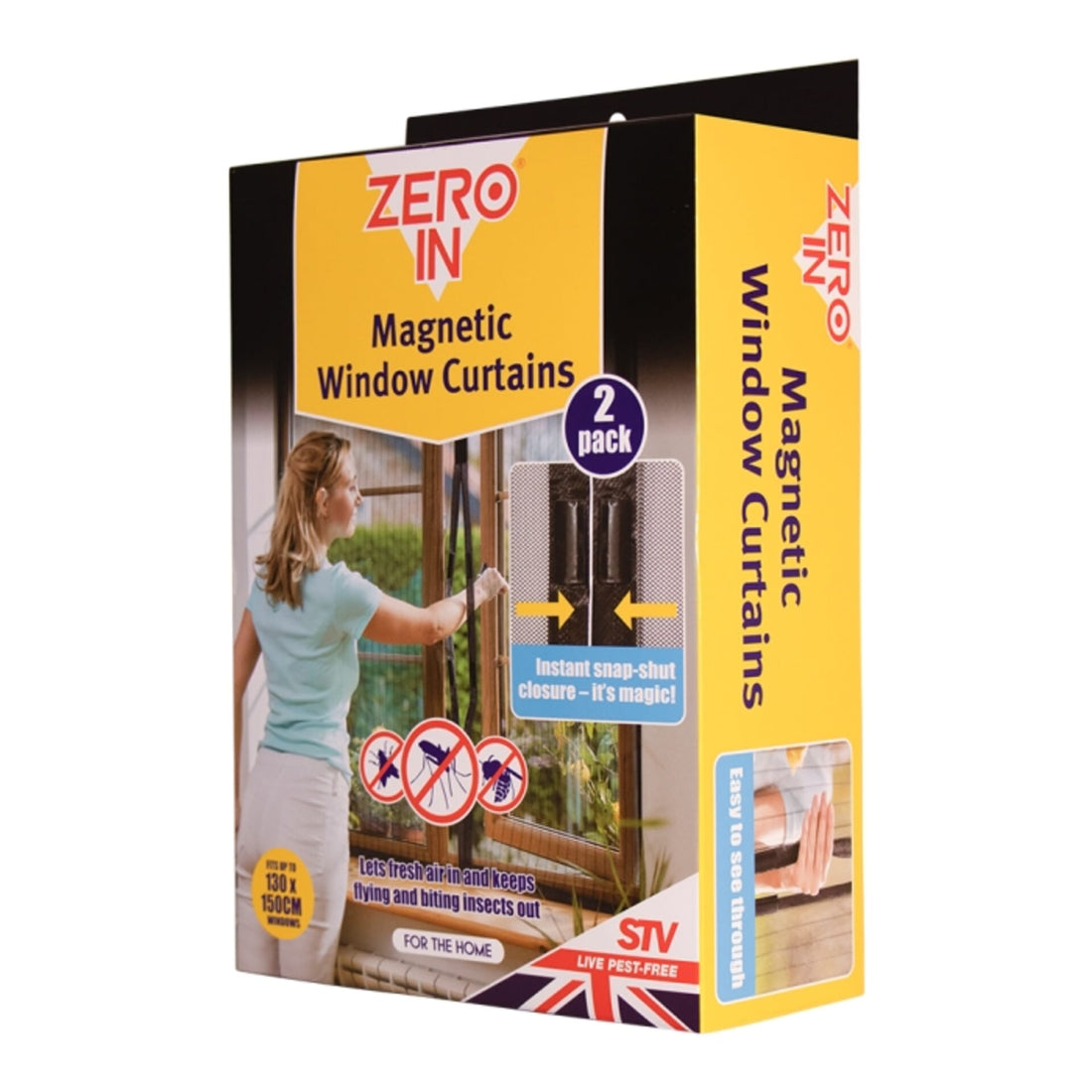 Stv Magnetic Window Insect Curtain - Twinpack ehdxb