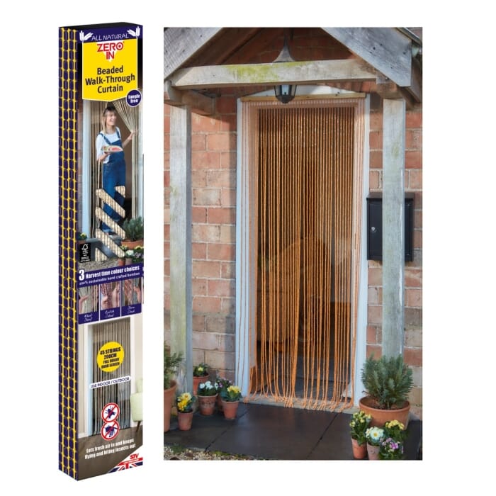 STV  Bamboo Beaded Door Curtain - 45 String - Assorted Colours