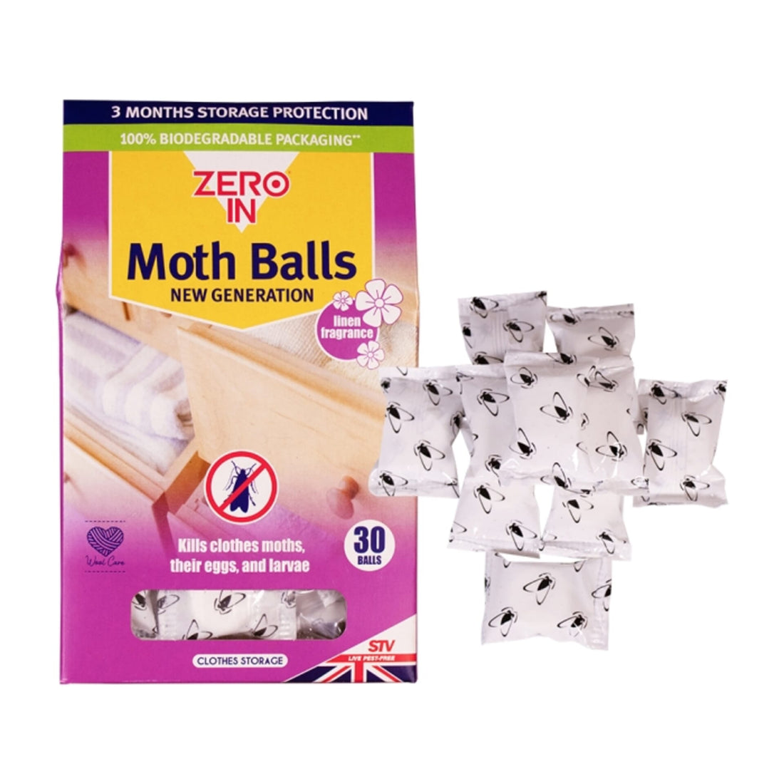 Stv New Generation Moth Balls - 30-Pack ehdxb