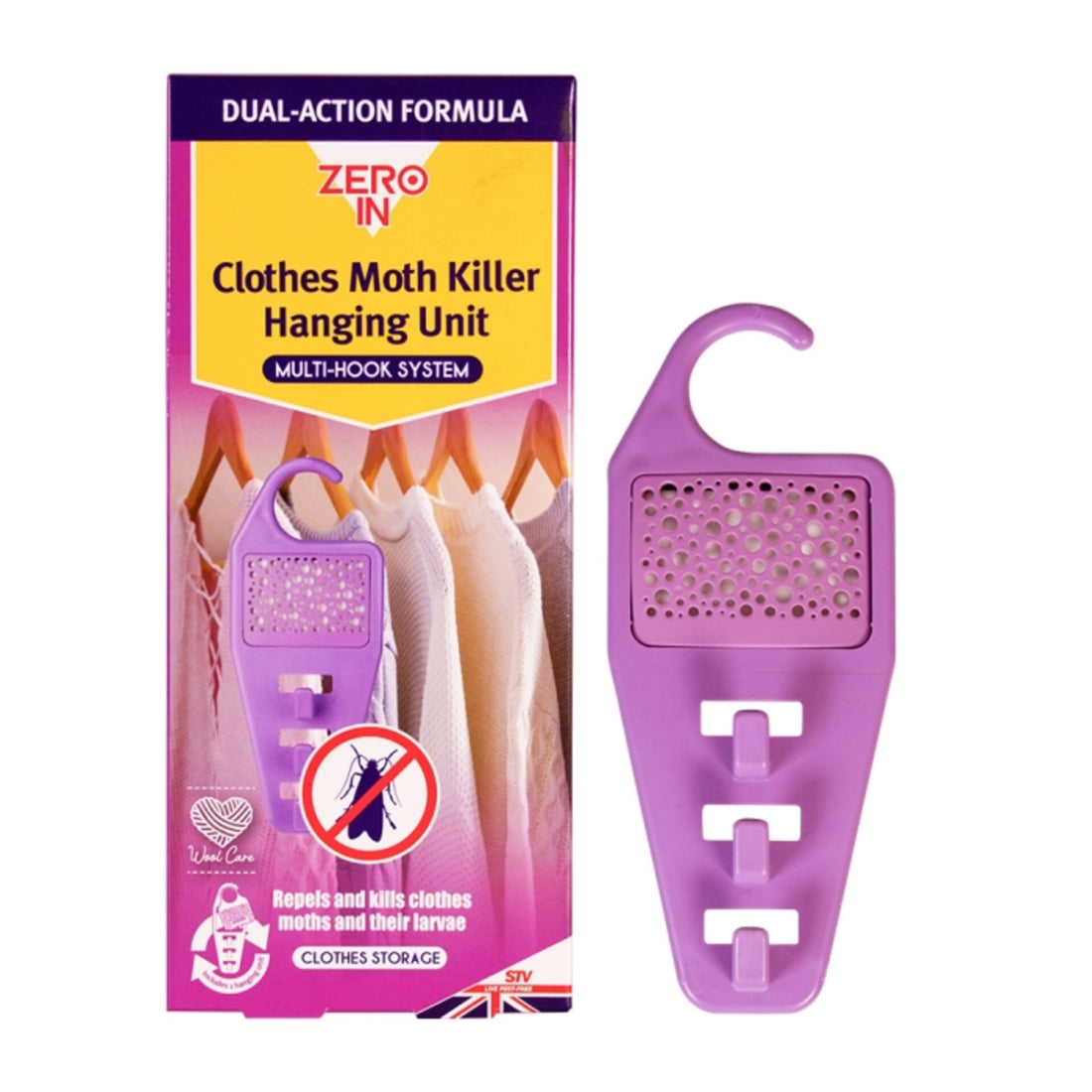 Stv Multi-Hook Hanging Clothes Moth Killer ehdxb
