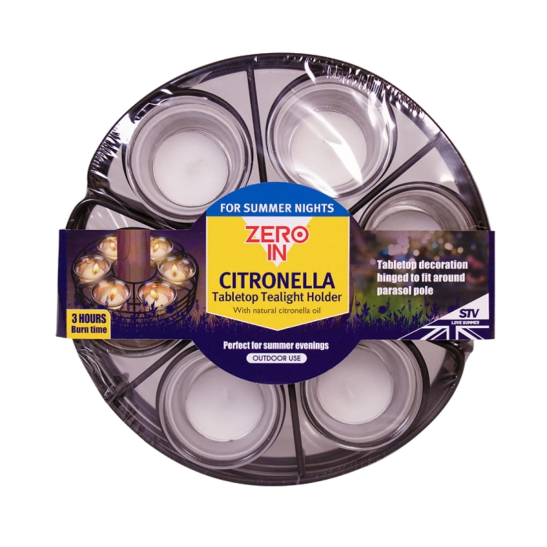 Stv Citronella Parasol Tealight Holder