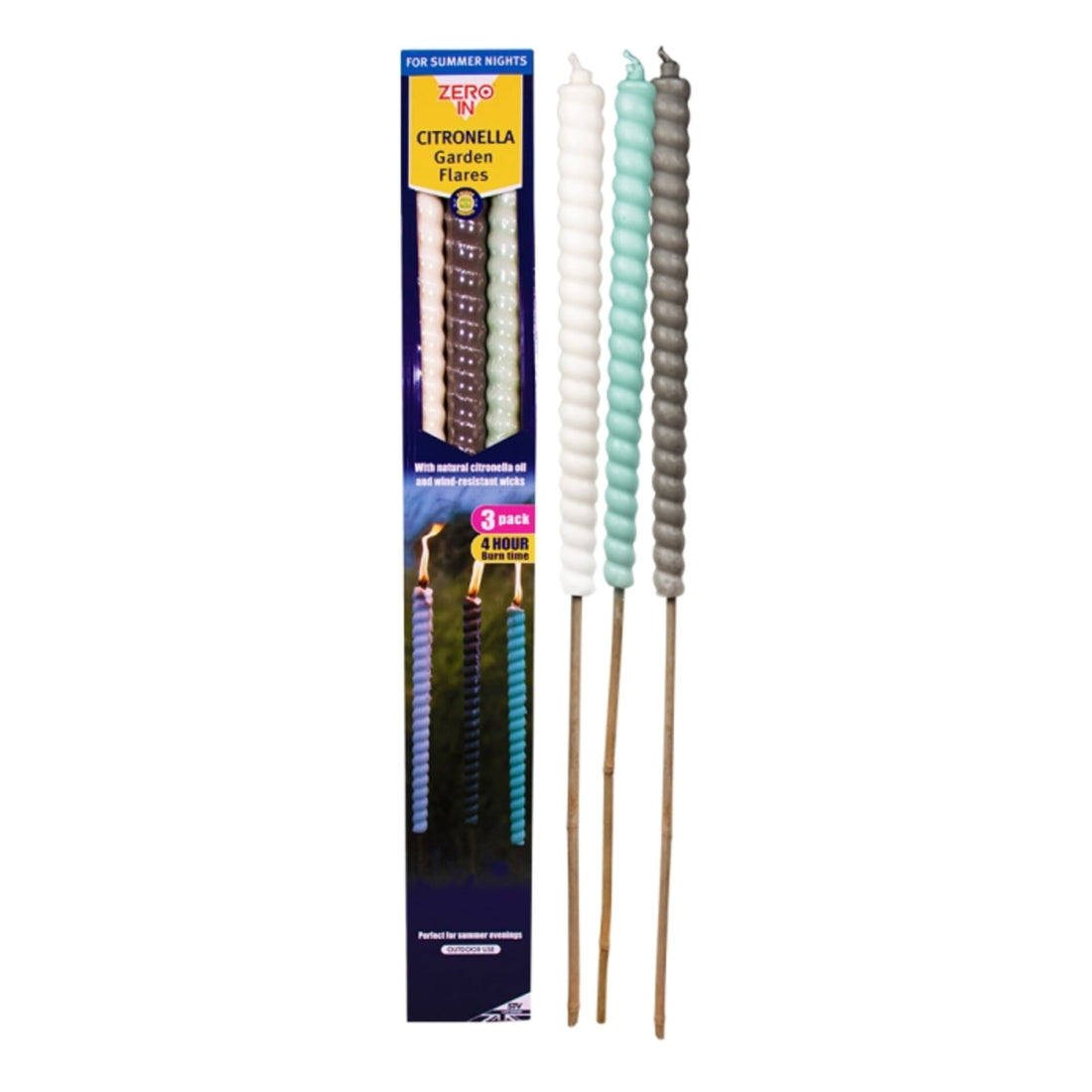 Stv Citronella Garden Flares - Close to Home - 3-Pack ehdxb