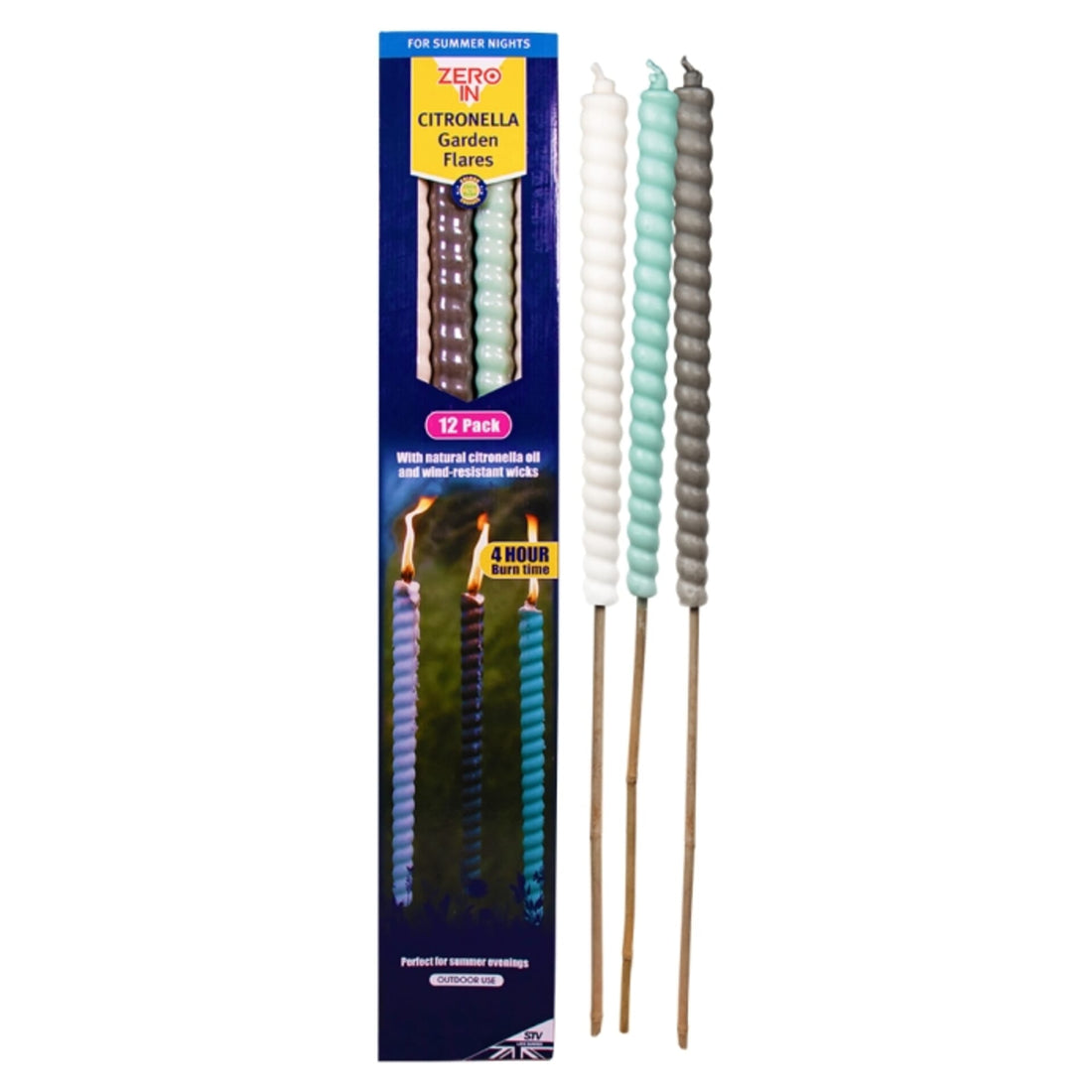 Stv Citronella Garden Flares - Close to Home - 12-Pack ehdxb