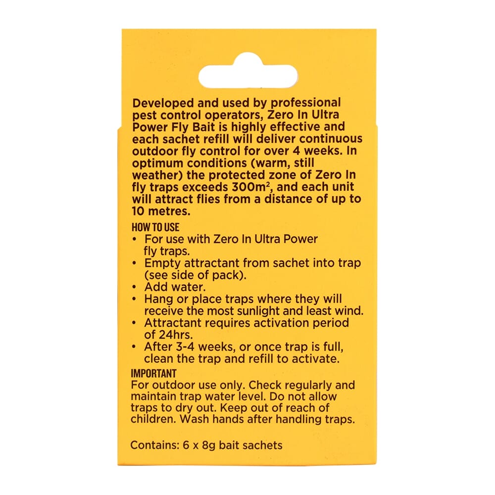 Stv Outdoor Fly Trap Refill Sachet - 8g x 6 ehdxb