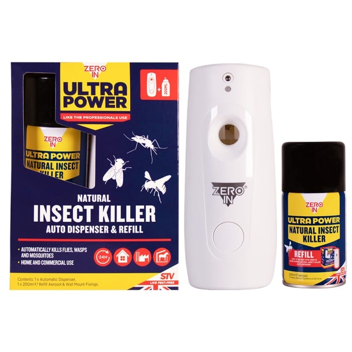 Stv Natural Insect Killer Auto Dispenser Kit - 200ml Aerosol ehdxb