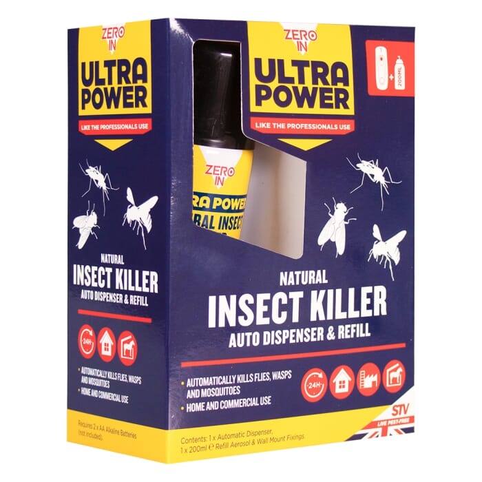 Stv Natural Insect Killer Auto Dispenser Kit - 200ml Aerosol ehdxb