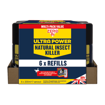 Stv Natural Insect Killer Refill - 200ml Aerosol 6-pack ehdxb