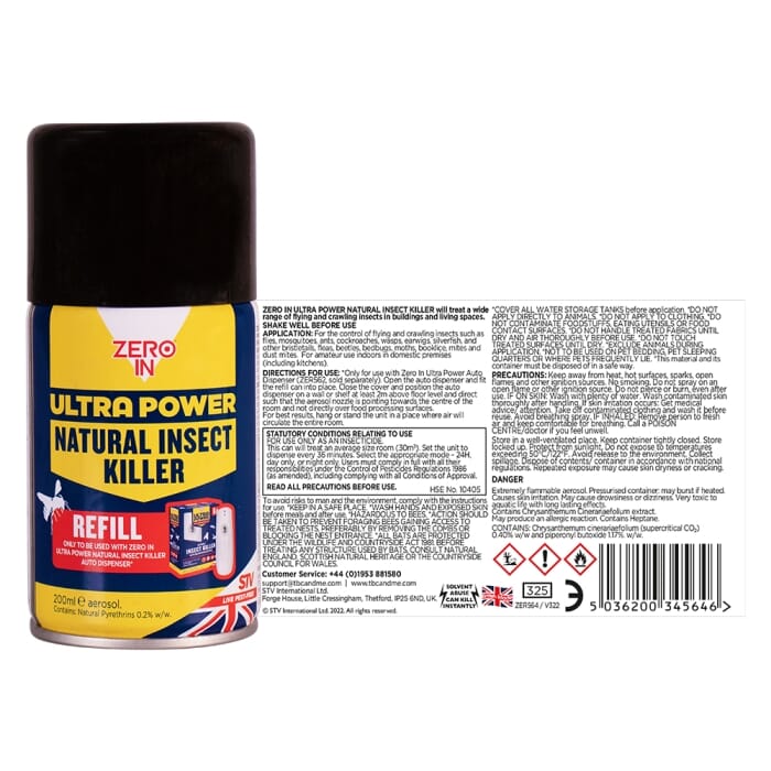 Stv Natural Insect Killer Refill - 200ml Aerosol ehdxb