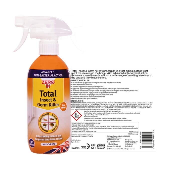 Stv Total Insect & Germ Killer - 500ml Rtu ehdxb